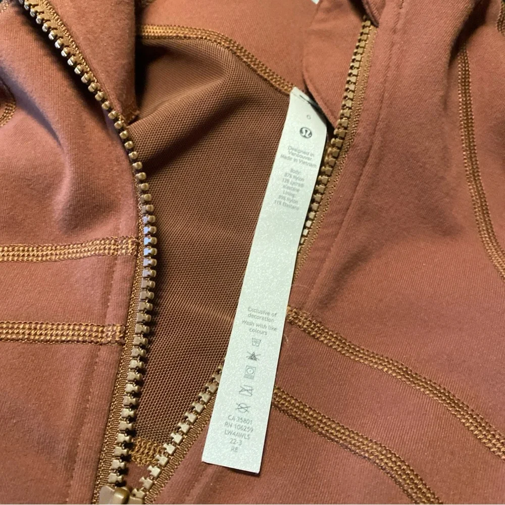 Lululemon Define Jacket Women’s Size 6 Brown - Picture 6 of 13